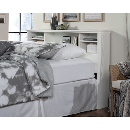 Sauder River Ranch Full-Queen Headboard Glac Wh , Attaches to full or queen size bed 429930